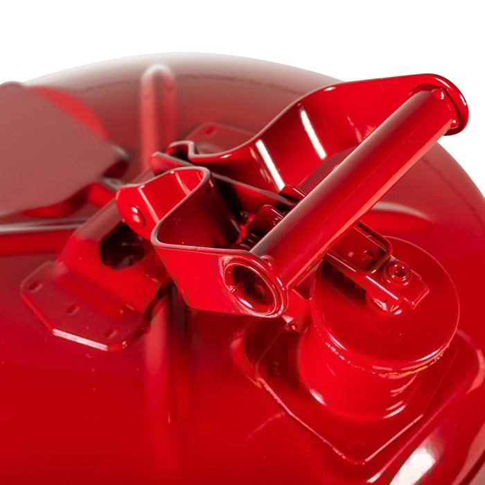 Bidon De Seguridad Justrite Tipo I De Acero Rojo Cap 19 L C/Mango De Oscilante
