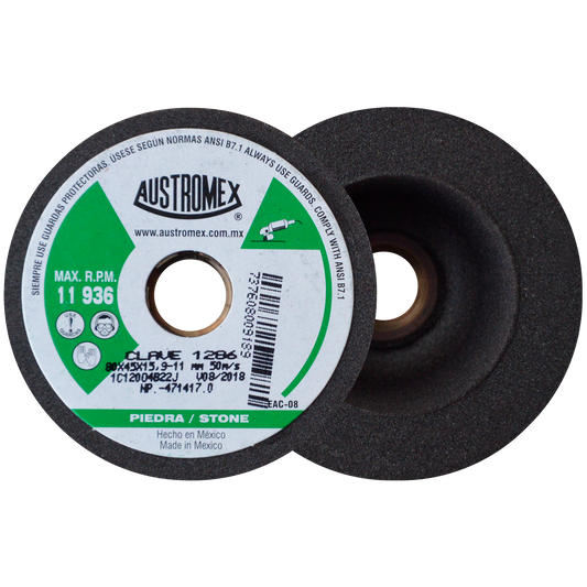 Copa abrasiva de 80 x 45 x 15.9-11H AUSTROMEX