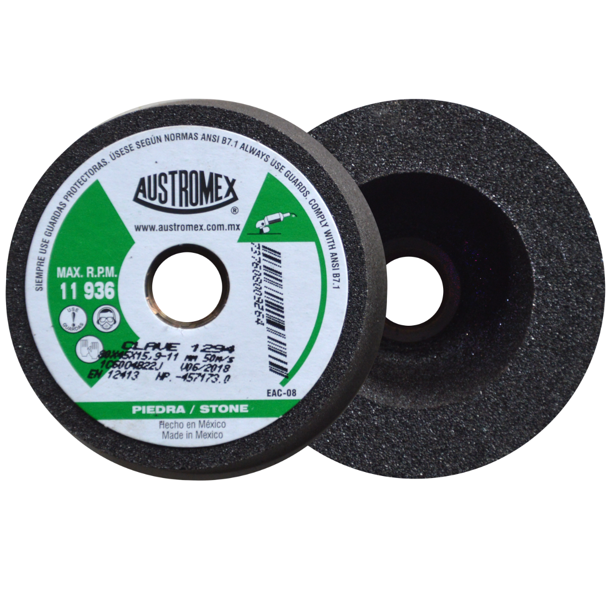 Copa abrasiva de 80 x 45 x 15.9-11H AUSTROMEX 1294