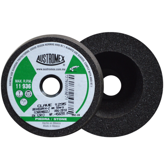 Copa abrasiva de 80 x 45 x M14-2 AUSTROMEX 1295