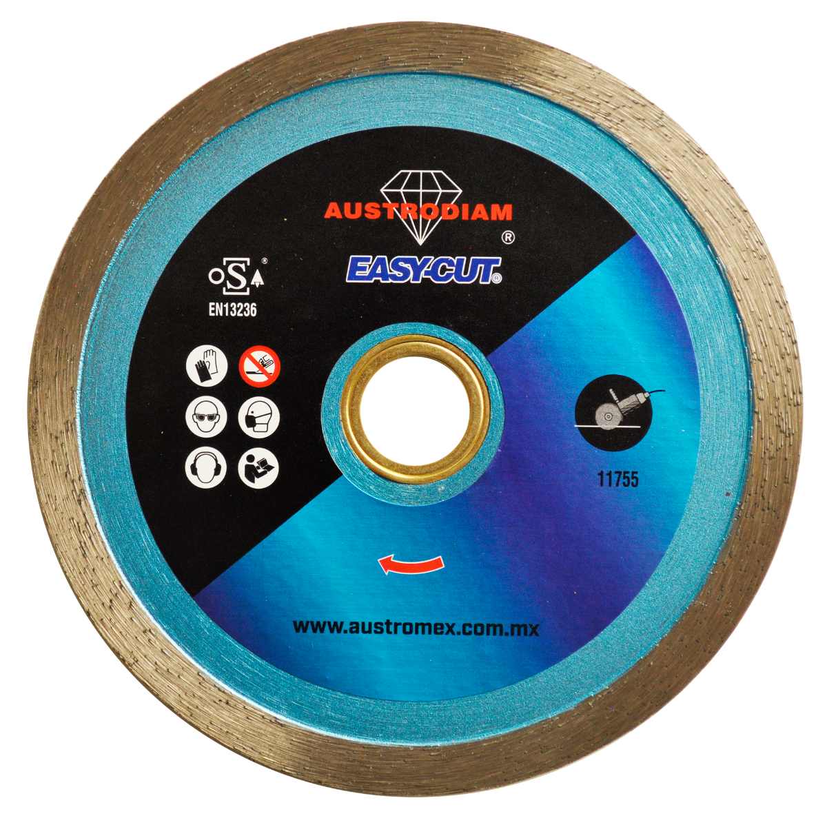 Disco de Diamante  4 1/2" RIN CONT EASYCUT Mod. 1502 AUSTROMEX