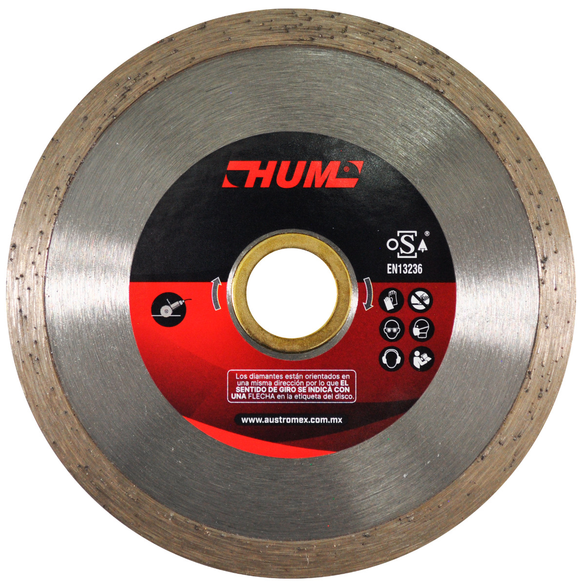 Disco de Diamante MARMOL CONT 4" HUM Mod. 2553 AUSTROMEX