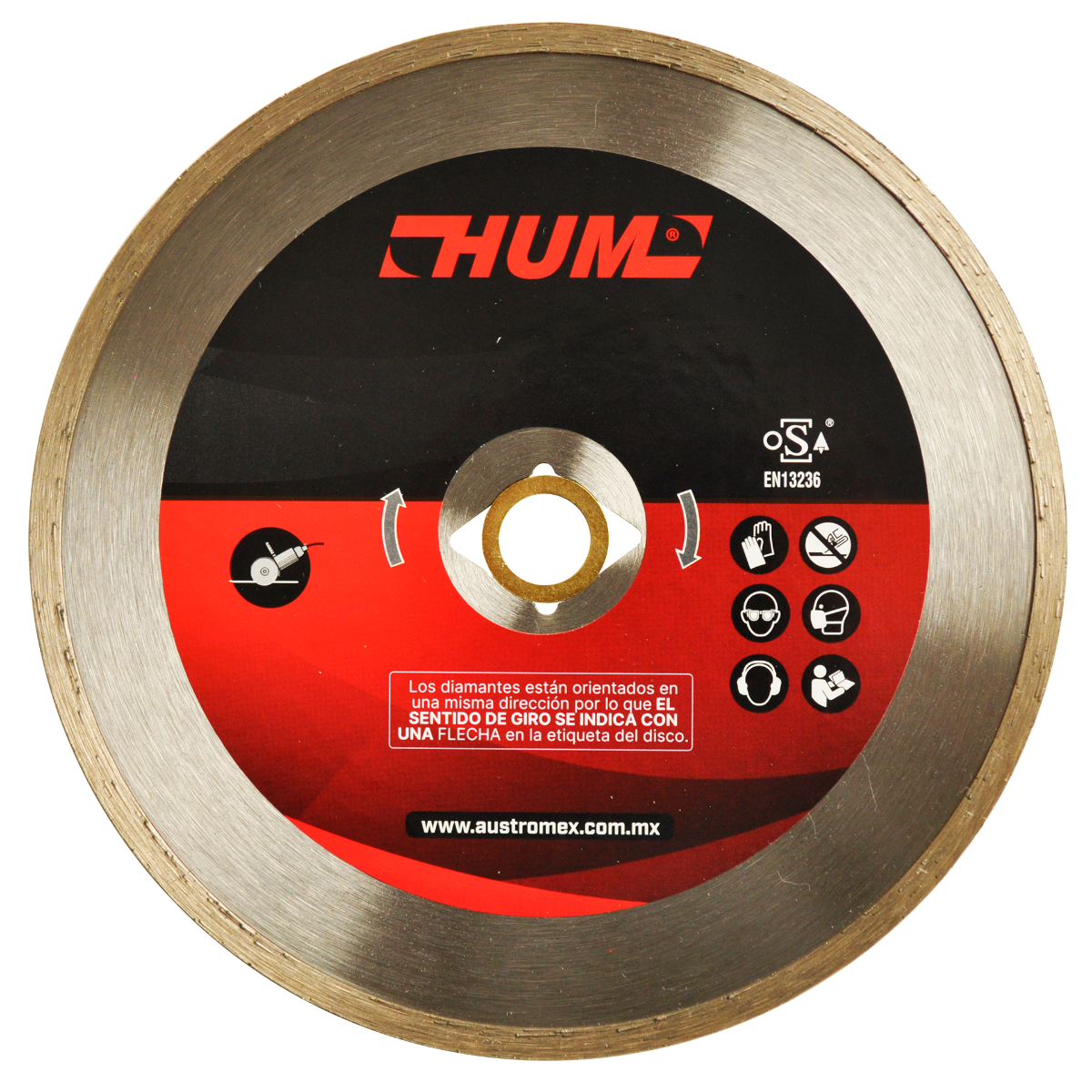 Disco de Diamante MARMOL SEGM 7" HUM Mod. 2559 AUSTROMEX