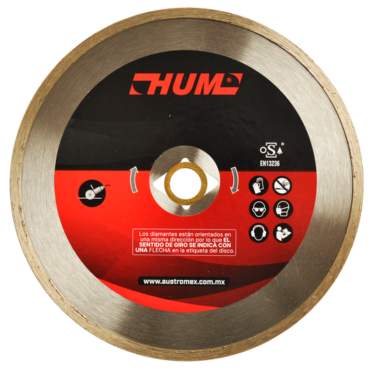 Disco de Diamante MARMOL SEGM 7" HUM Mod. 2559 AUSTROMEX