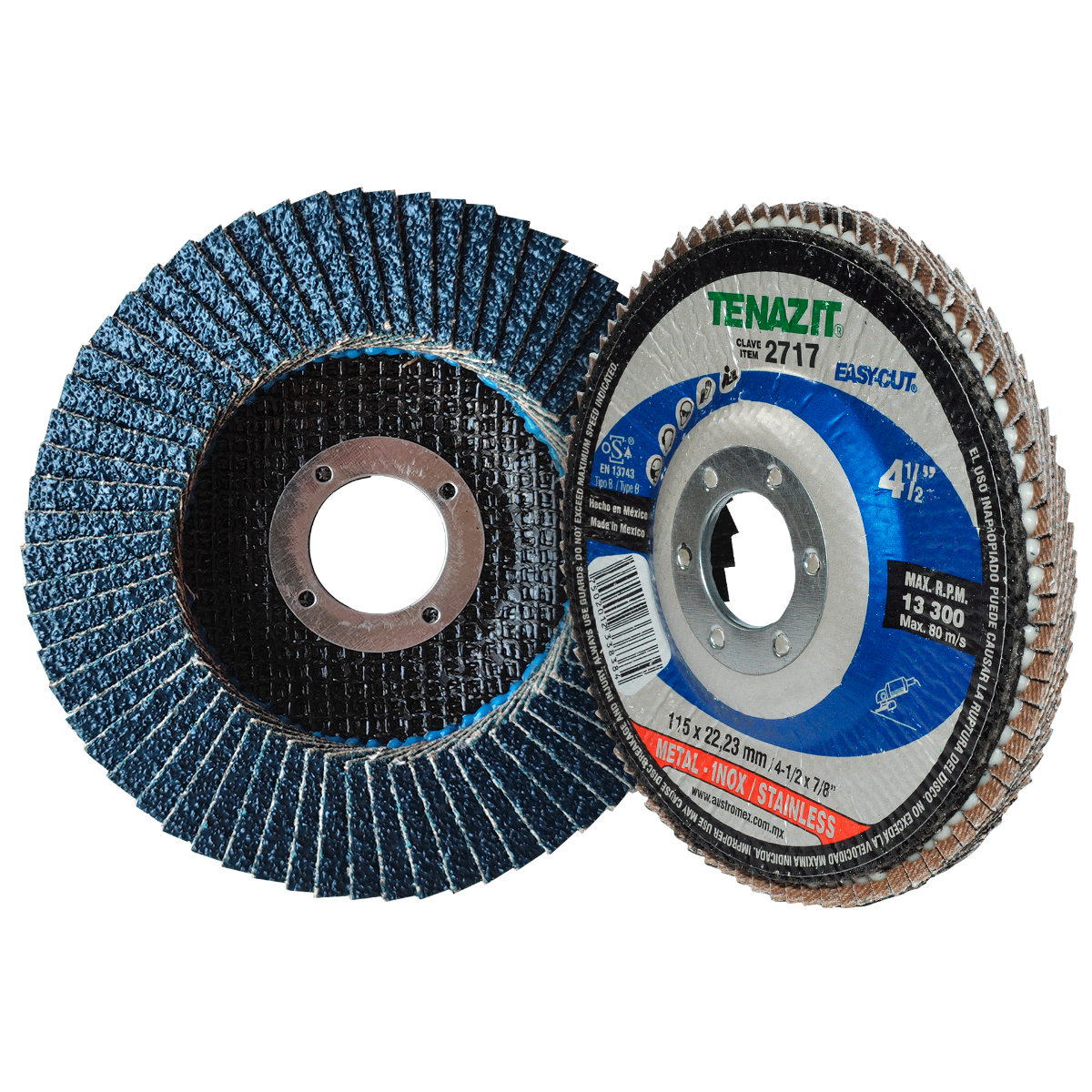 Disco Laminado 4-1/2x7/8" TZS G-60 Mod. 2717 AUSTROMEX TENAZIT