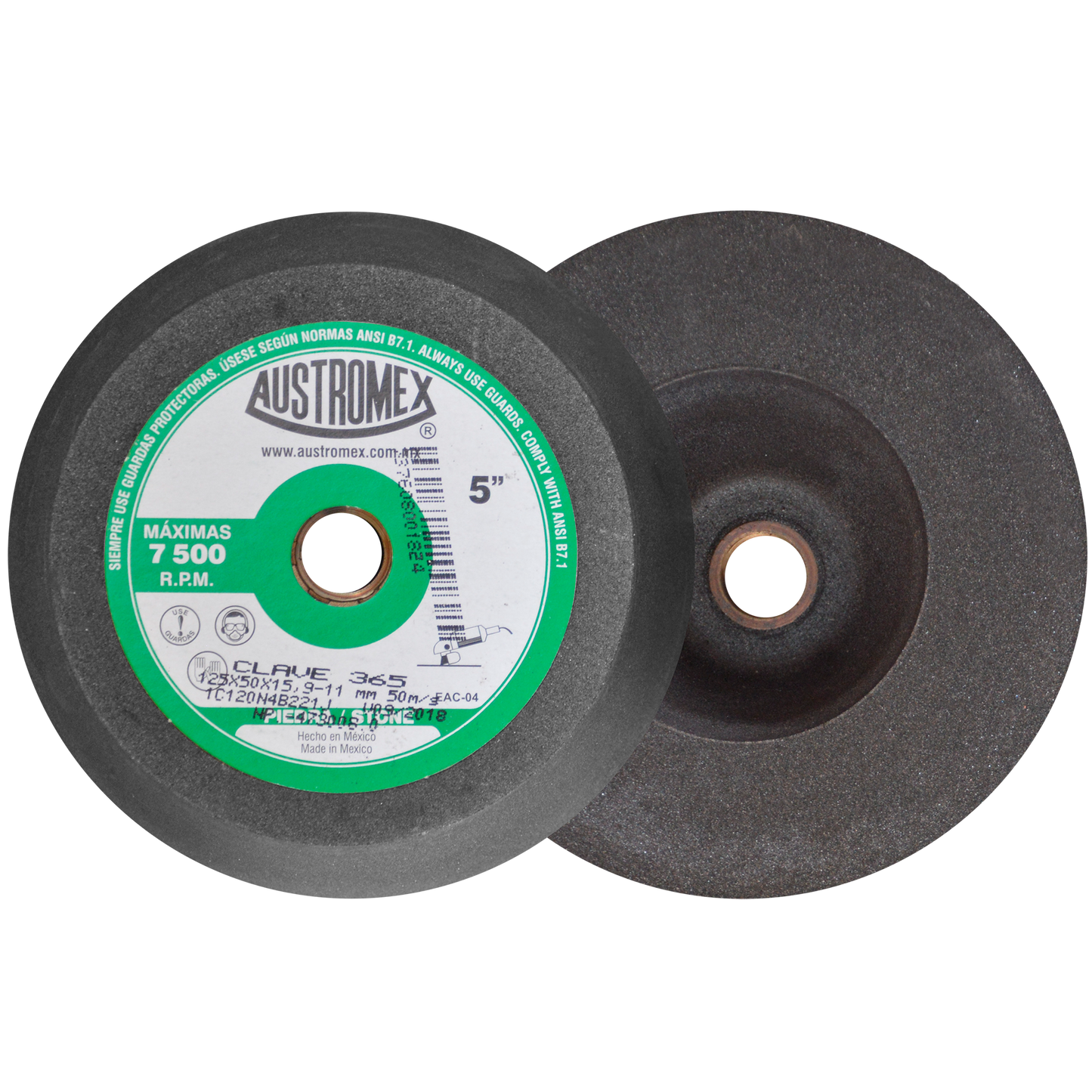 Copa abrasiva de 125 x 50 x 15.9-11H AUSTROMEX