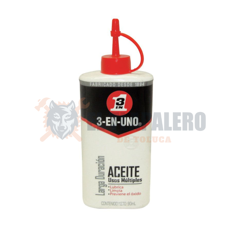LUBRICANTE ACEITE 3 EN 1 90ML USOS MULTIPLES