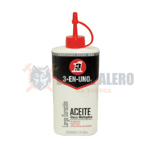 LUBRICANTE ACEITE 3 EN 1 90ML USOS MULTIPLES