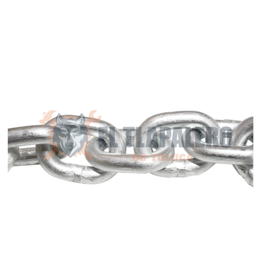CADENA DE ESLABON GALVANIZADA 1/4 G30