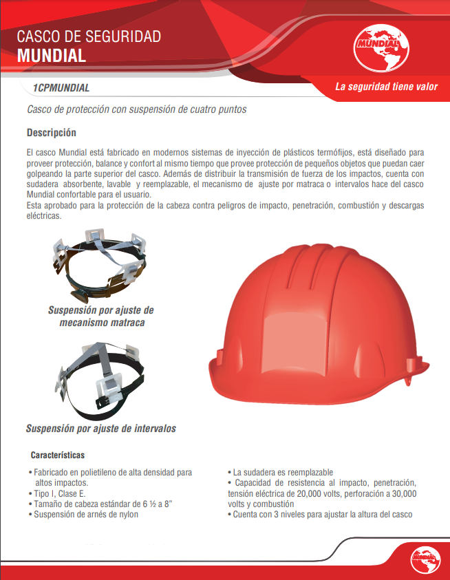 CASCO AJUSTE DE INTERVALOS MARCA MUNDIAL INFRA