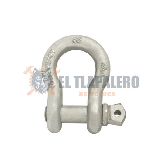 GRILLETE PARA CABLE DE ACERO DE 1/4