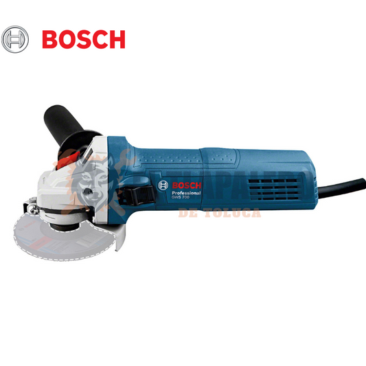MINIESMERILADORA ANGULAR GWS 700 EJE M14 BOSCH