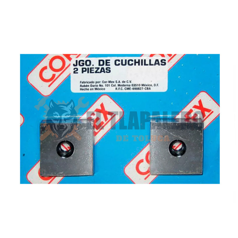 REPUESTO CUCHILLA PARA CORTADORA DE VARILLA CORMEX 25MM